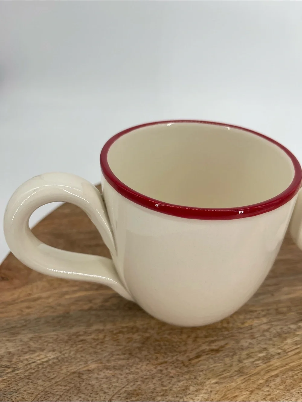 Sur La Table Jacques Pepin Rooster Collection Discontinued Earthenware Mugs-Two